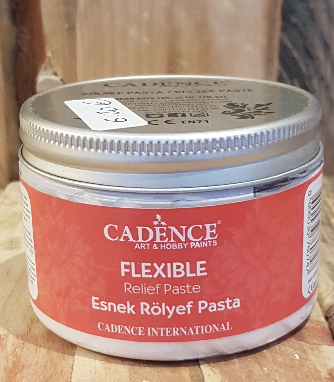Pasta de relieve flexible