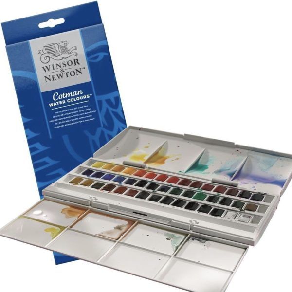 Caja Acuarela Cotman 45 medio godets Winsor & Newton Art.-Nr. 0390471