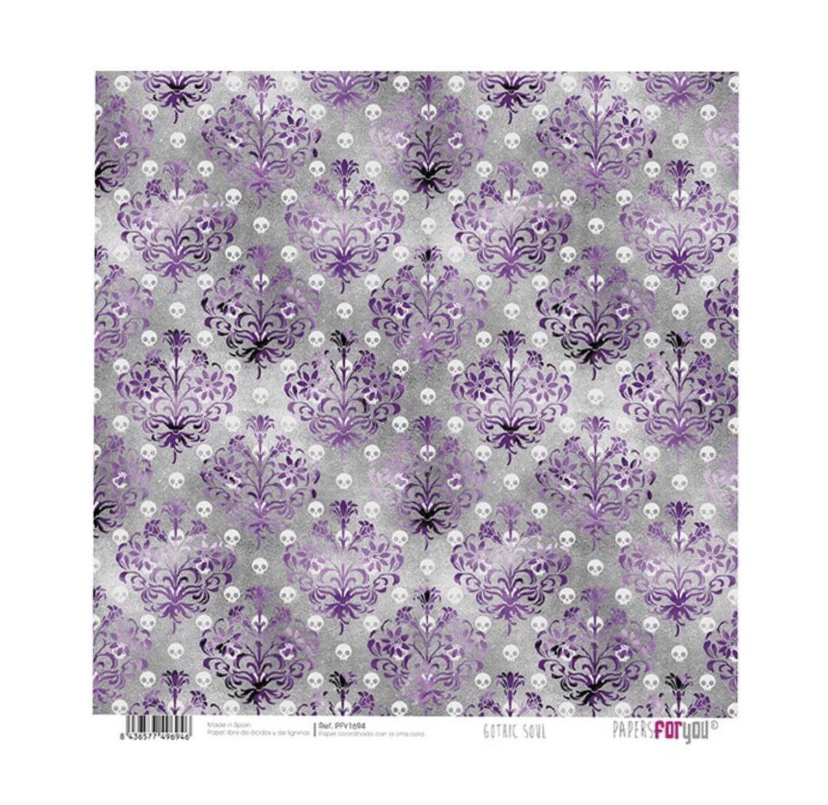 Colección scrap Gothic Soul Collection, papersforyou, 30 x 30 ,