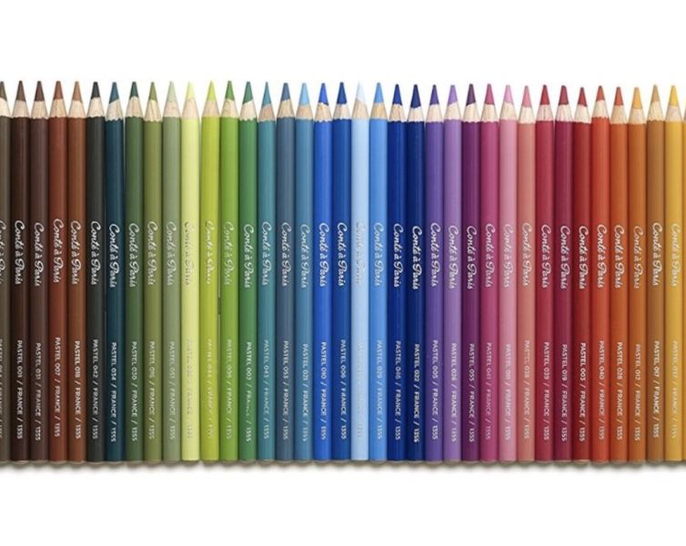 48 lápices al pastel/ surtidos , Conté
