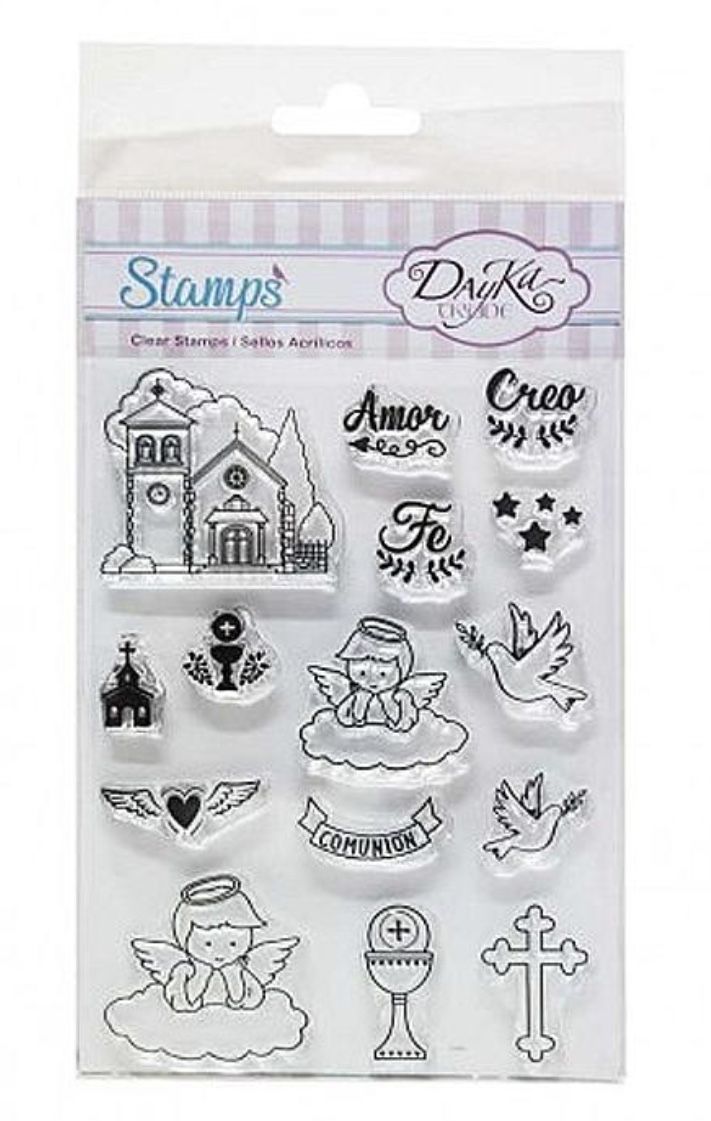 Sello acrílico Comunión, STAMP01 , Dayka