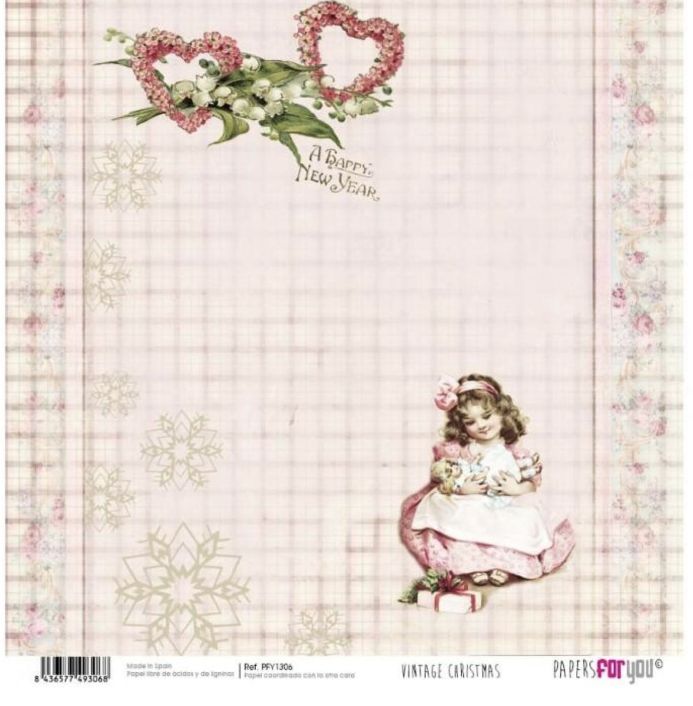 Vintage Chrismas, 30 x 30 , papersforyou
