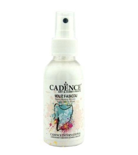 Pintura spray tela YOUR FASHION , blanco, 100ml, YF1100