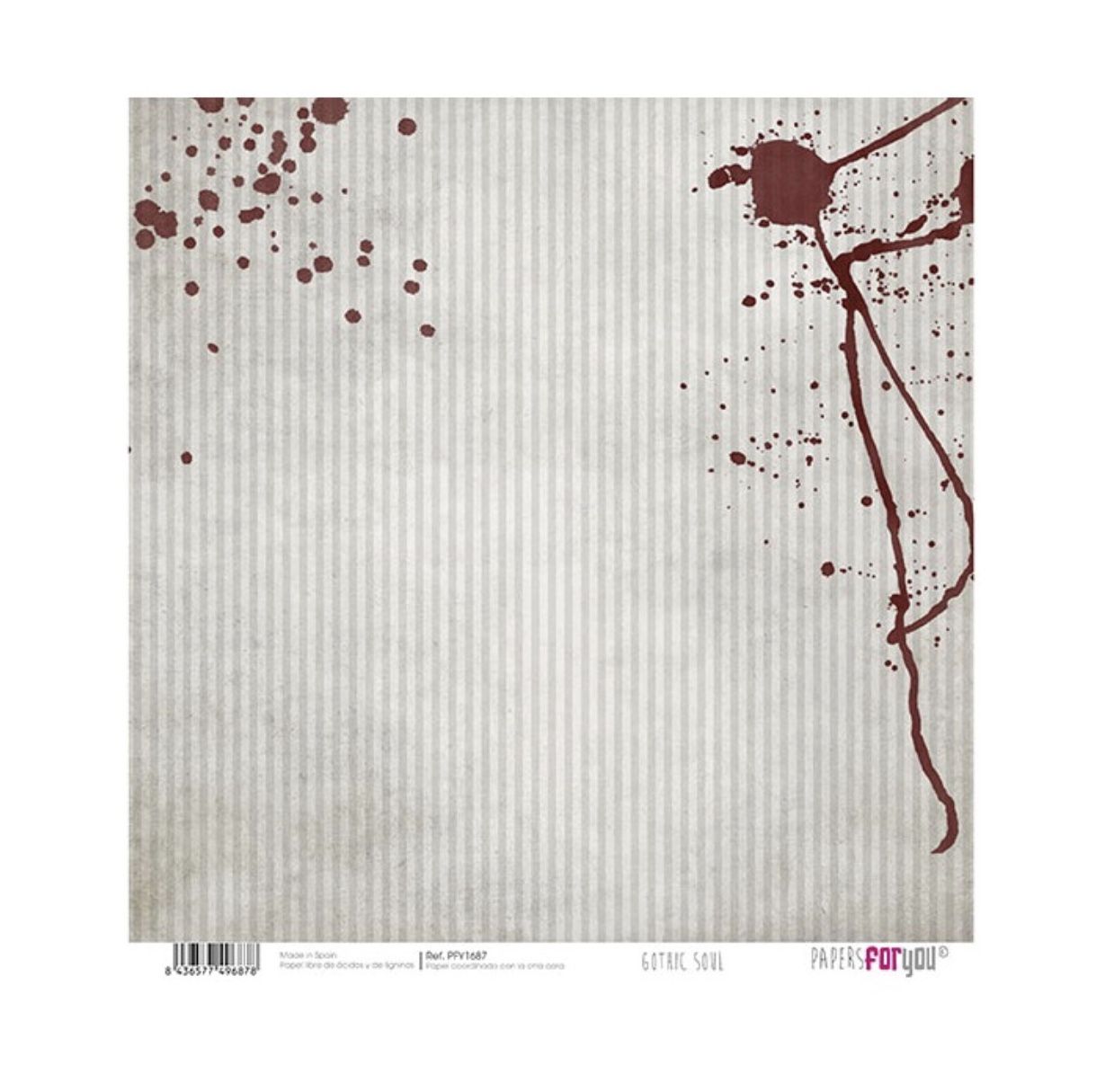 Colección scrap Gothic Soul Collection, papersforyou, 30 x 30 ,