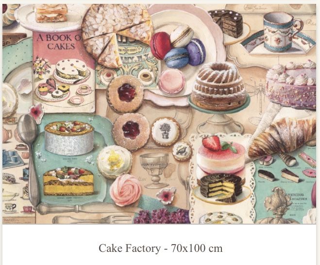 Papel decoupage, cake FACTORY, 70 x 100cm , WP15-04