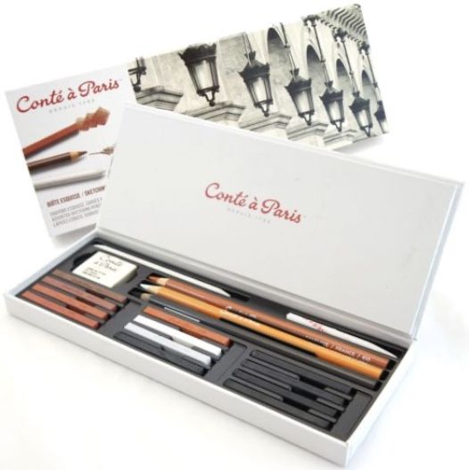 Caja Esbozo Conté 18 piezas Art.-Nr. 50126