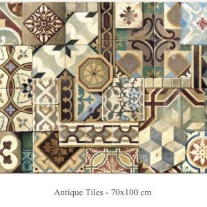 Papel decoupage,antique tiles , 70 x 100cm, WP14-04