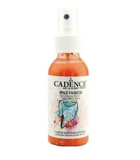 Pintura Spray Tela YOUR FASHION , naranja, 100 ml, YF1105, Cadence,