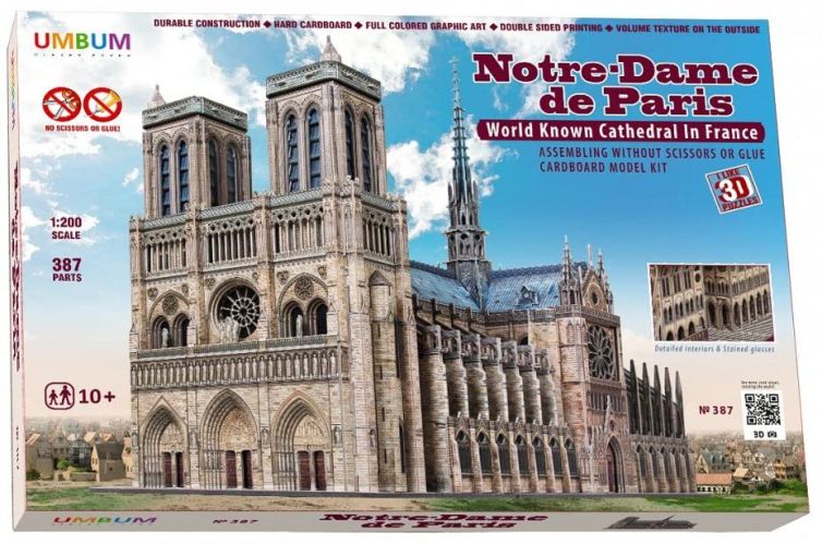 Construcción Catedral Notre-Dame de París Art.-Nr. 387