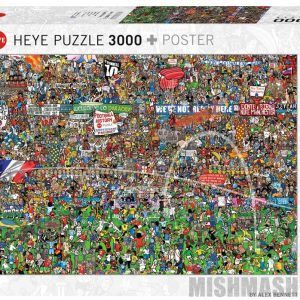 HEYE Puzzle 3000 Football History Art.-Nr. 29205