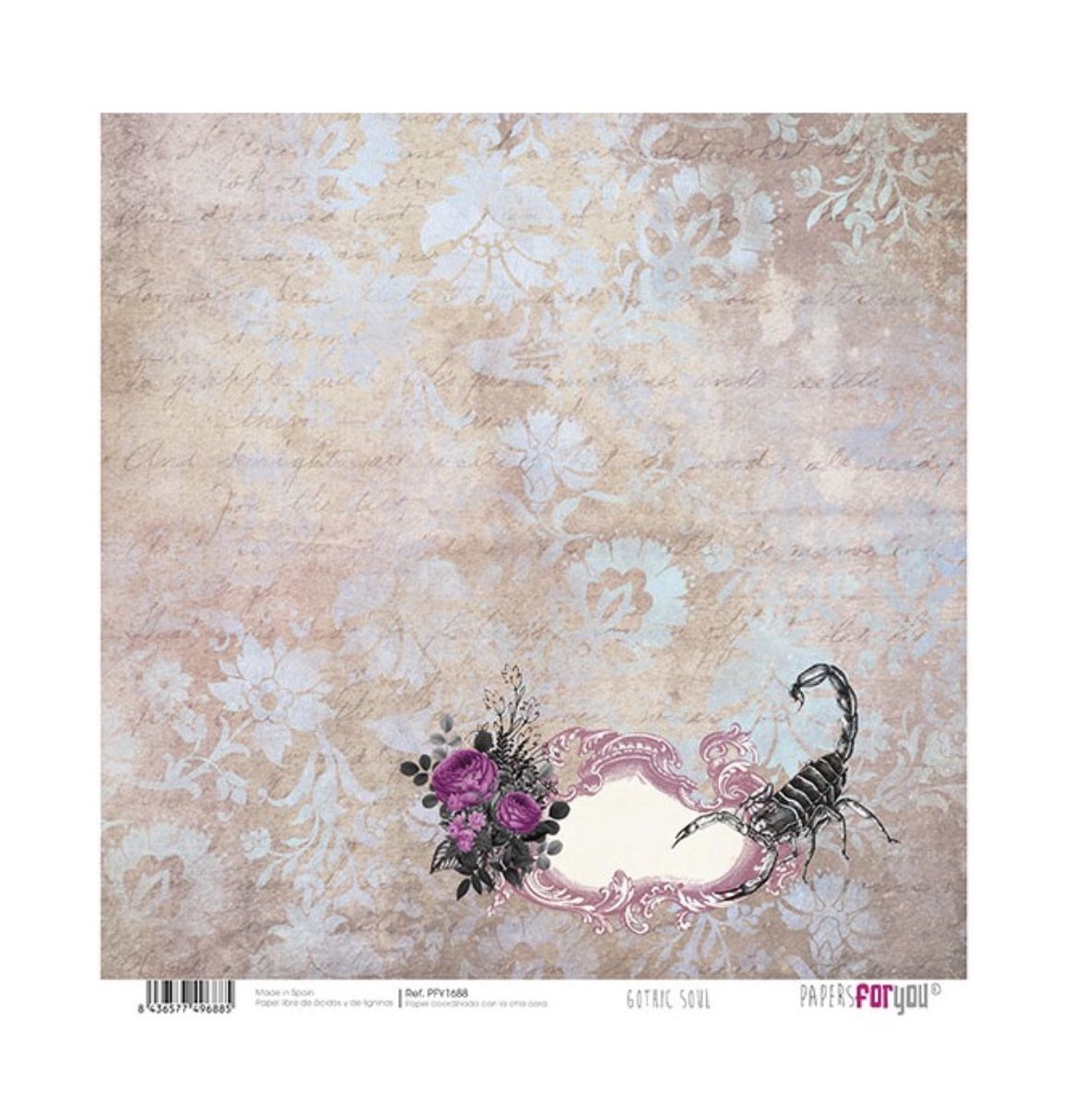 Colección scrap Gothic Soul Collection, papersforyou, 30 x 30 ,