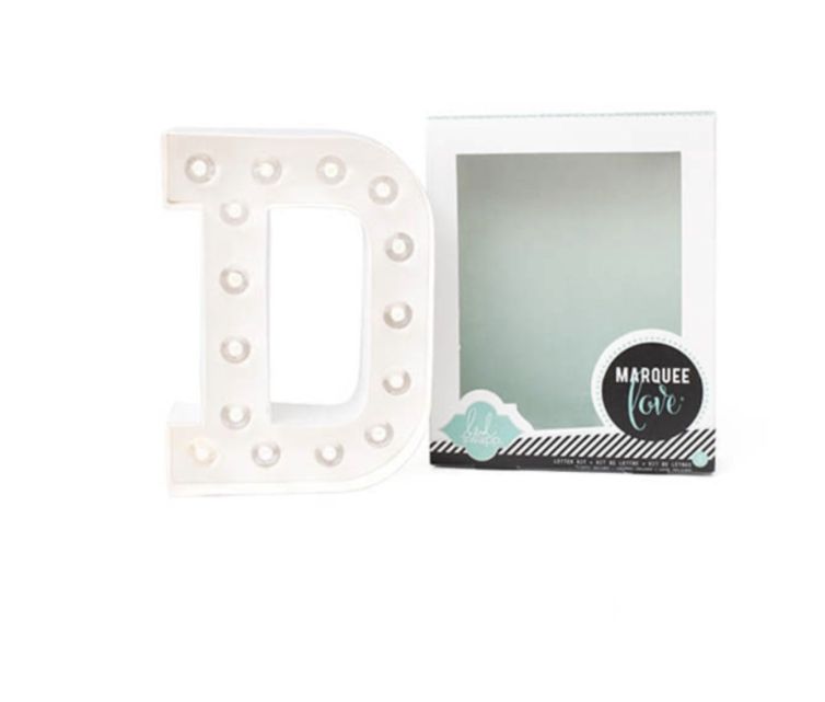 Letra con luz Marquee love «D» Art.-Nr. 369083