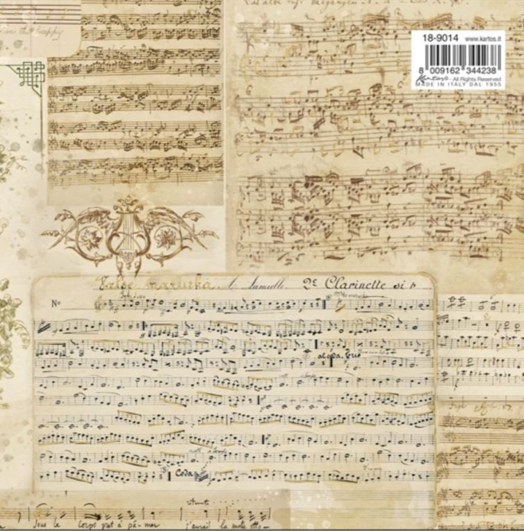 Papel KARTOS, Sheet music , 70 x 100, 9014
