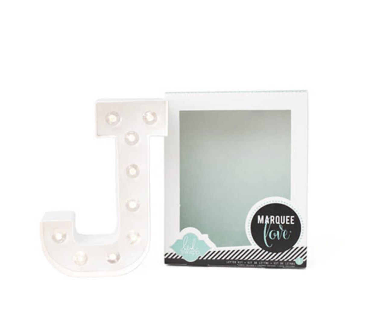 Letra con luz Marquee Love «J» Art.-Nr. 369089