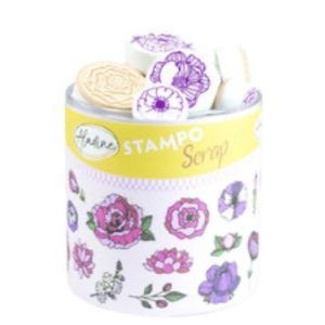 Sellos Scrap flores , Aladine