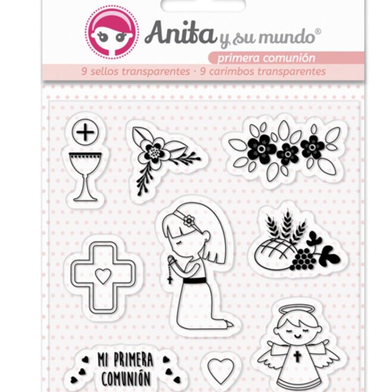 Sello comunión niña, Anita y su mundo