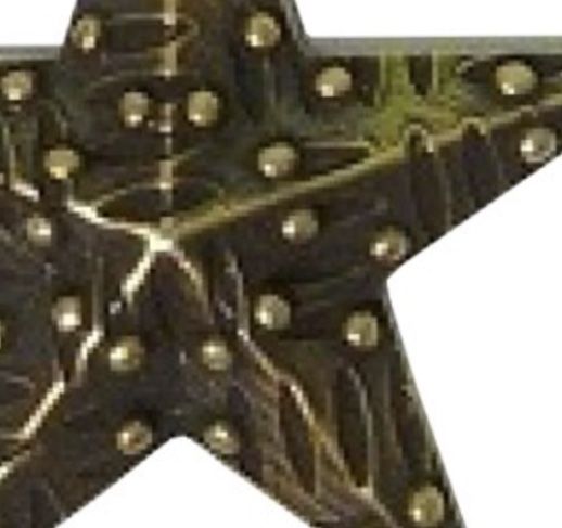 Pieza metálica, MitForm, MIT069, estrella chapa