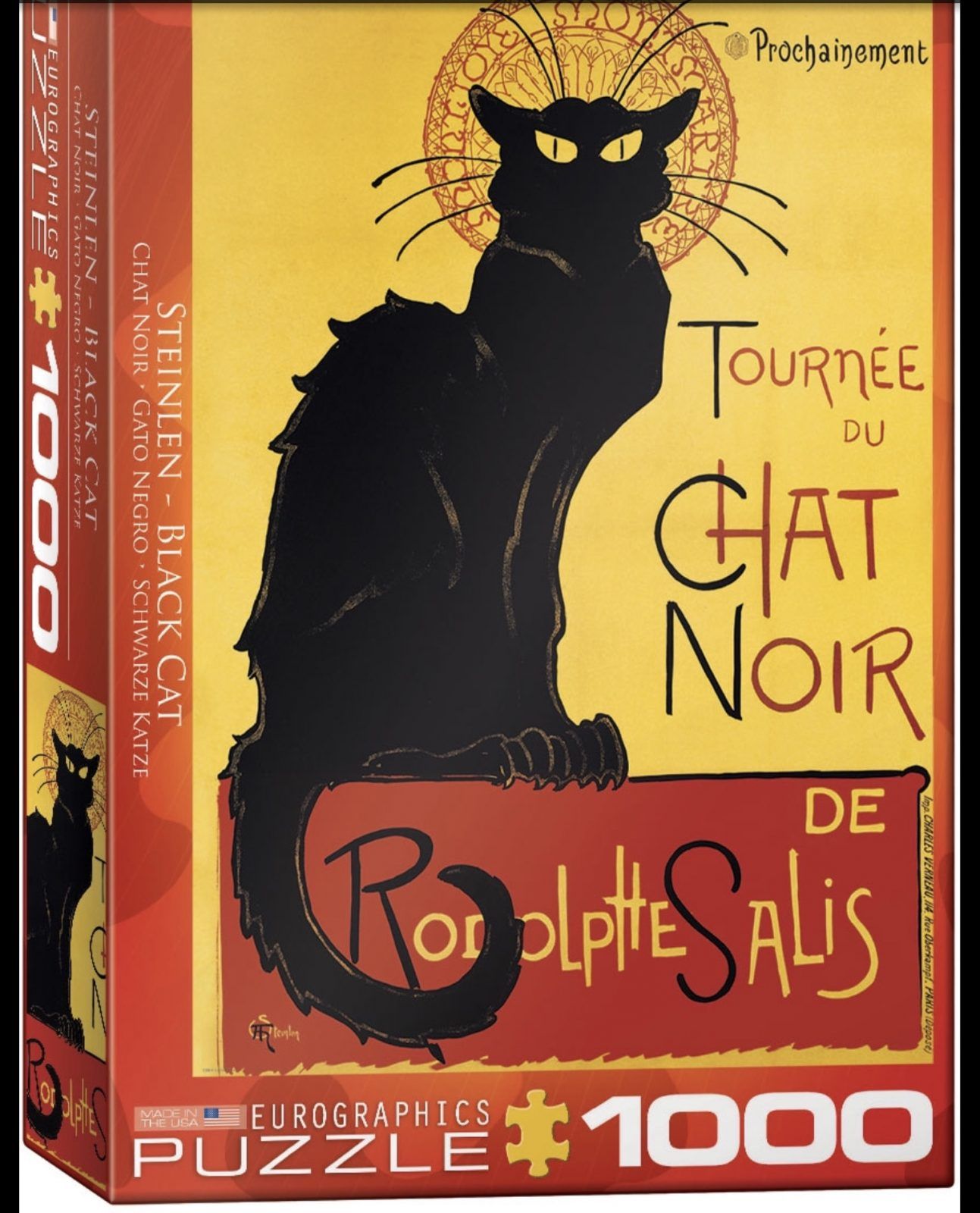 EUROGRAPHICS Puzzle 1000 Chat Noir
