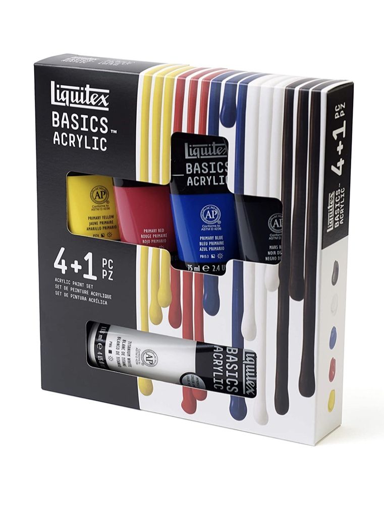 Set Acrílico Basics – 4x75ml, 118ml Blanco – Essentials Art.-Nr. 3699301