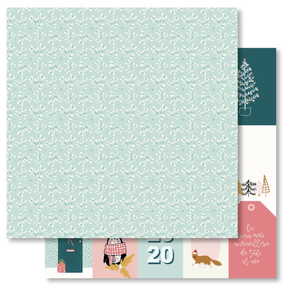 Colección papeles Wonderland, lora Bailora , 30,5 x 30, 5