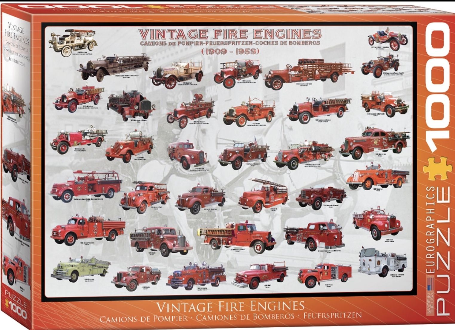 EUROGRAPHICS Puzzle 1000 piezas Vintage Fire