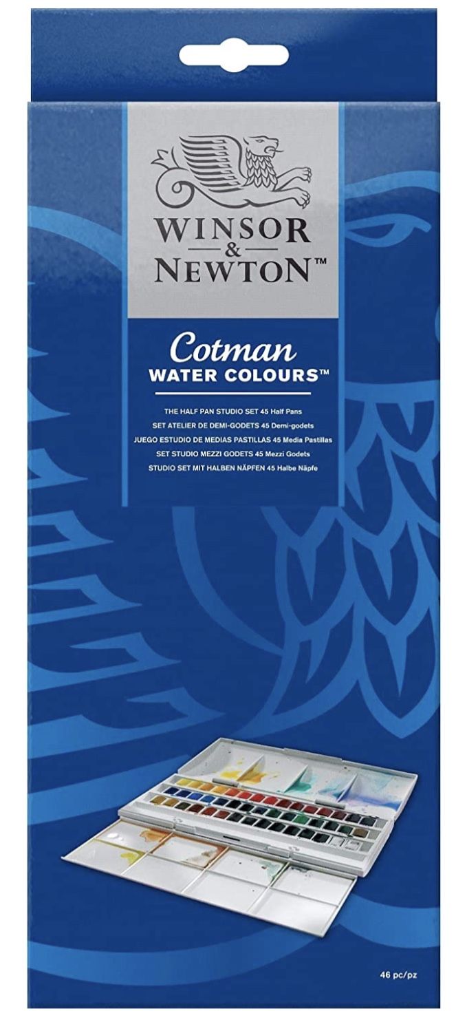 Caja Acuarela Cotman 45 medio godets Winsor & Newton Art.-Nr. 0390471