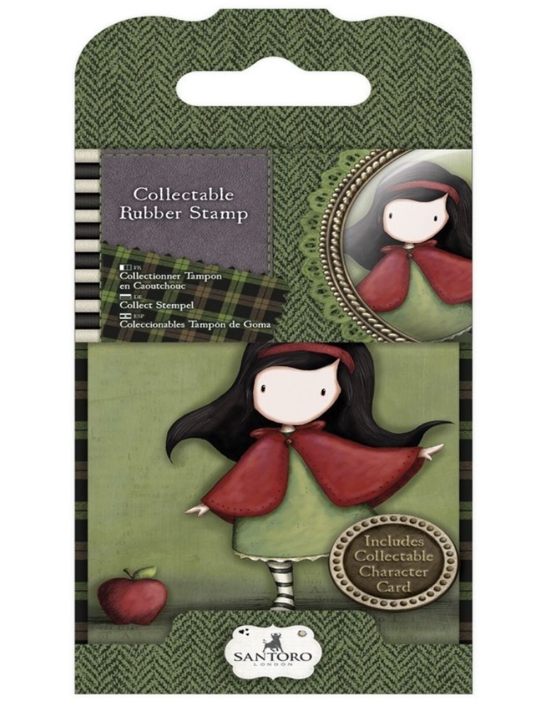Sello Gorjuss nº14, Caperucita Roja