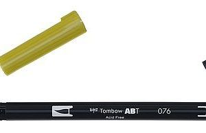 Rotulador ABT Dual Brush Pen (18) Green Ochre 076