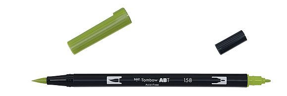 Rotulador ABT Dual Brush Pen (29) Dark Olive 158