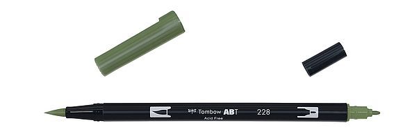 Rotulador ABT Dual Brush Pen (30) Gray Green 228