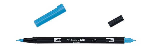 Rotulador ABT Dual Brush Pen (44) Cyan 476