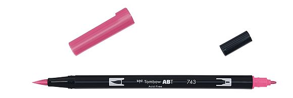 Rotulador ABT Dual Brush Pen (67) Hot Pink 743