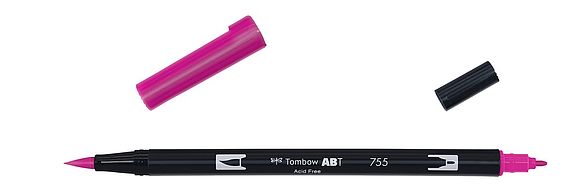 Rotulador ABT Dual Brush Pen (63) Rubine Red 755