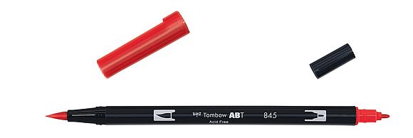 Rotulador ABT Dual Brush Pen (04) Carmine 845