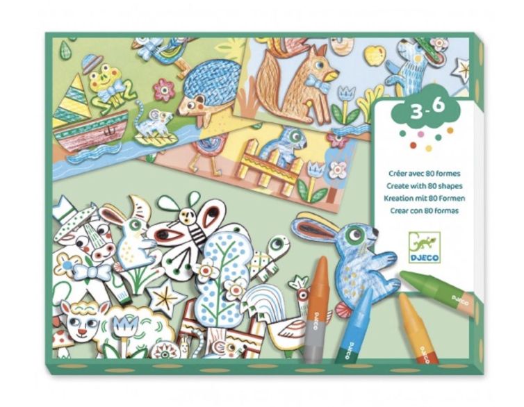 Crear con 80 formas, 3-6 años, DJO 8997