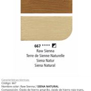 Pintura óleo Raw Sienna/ Siena Natural, 667, 38 ml , Graduate Oil, Daler Rowney