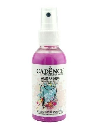 Pintura Spray Tela YOUR FASHION, rosa, YF1103, 100ml , CADENCE