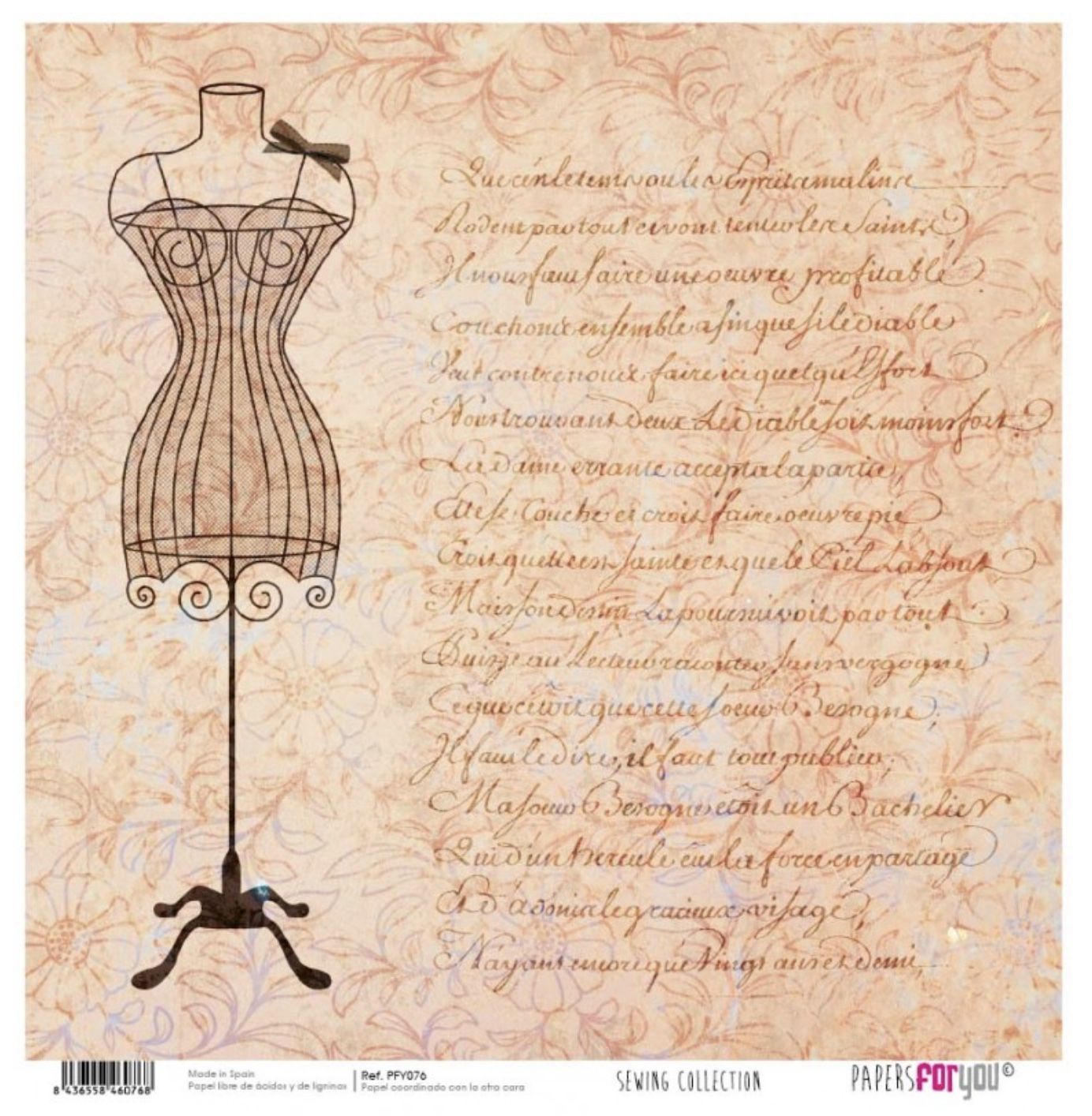 Colección scrap SEWING , papersforyou, 30 x 30