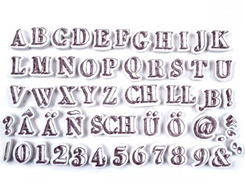 Sello abecedario, Scrap