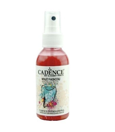 Pintura Spray Tela YOUR FASHION, Escarlata, YF1107, 100 ml , Cadence