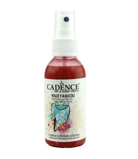 Pintura para Tela Spray YOUR FASHION, rojo carmín, YF1106, Cadence