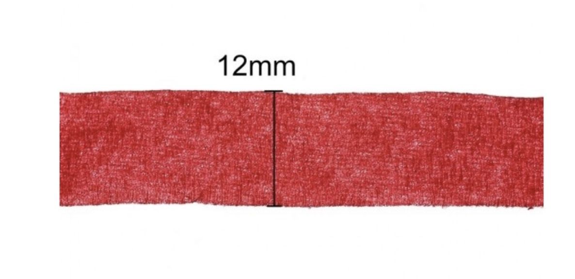 Tape rojo para flores