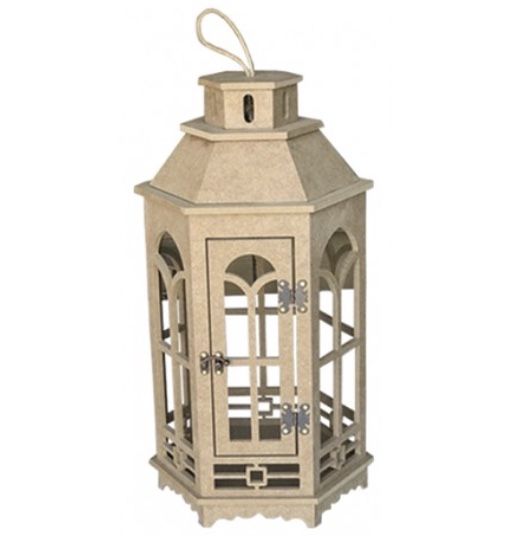 Farol hexagonal M DM , 24 x 28 x 52
