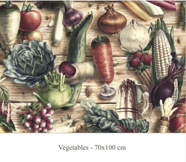 Papel decoupage, vegetables, 70 x 100, WP13-03