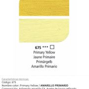 Pintura óleo Primary Yellow/ Amarillo Primario, 675, 38 ml , Graduate, Daler Rowney