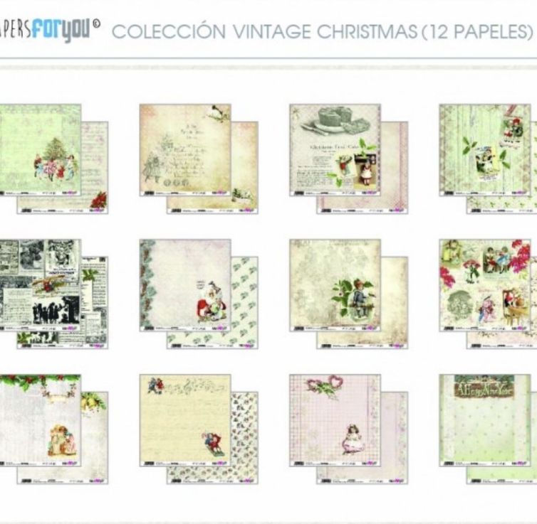 Vintage Chrismas, 30 x 30 , papersforyou
