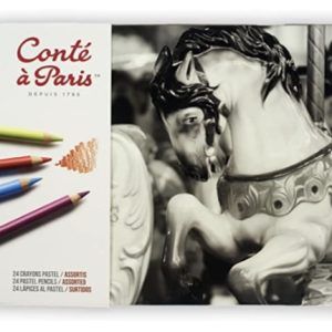 24 lápices al pastel , Conté