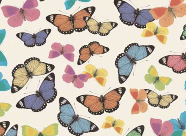 Papel decoupage TASSOTI, mariposas, 70 x 100