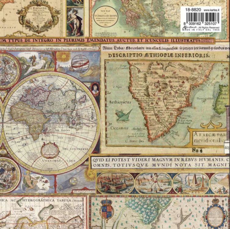 Papel KARTOS, Maps, 70 x 100, 8820