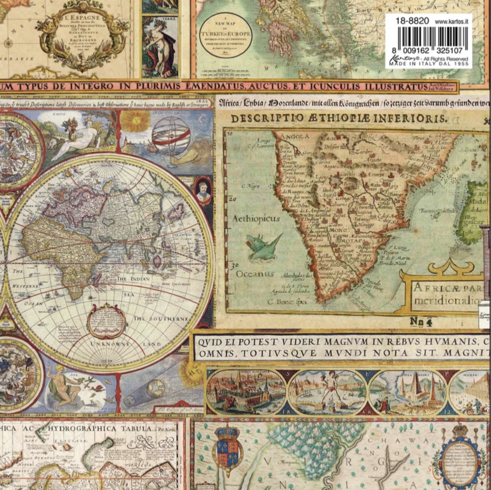 Papel KARTOS, Maps, 70 x 100, 8820